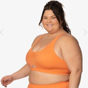 Jolyn Surf Orange Amelia Bikini Top